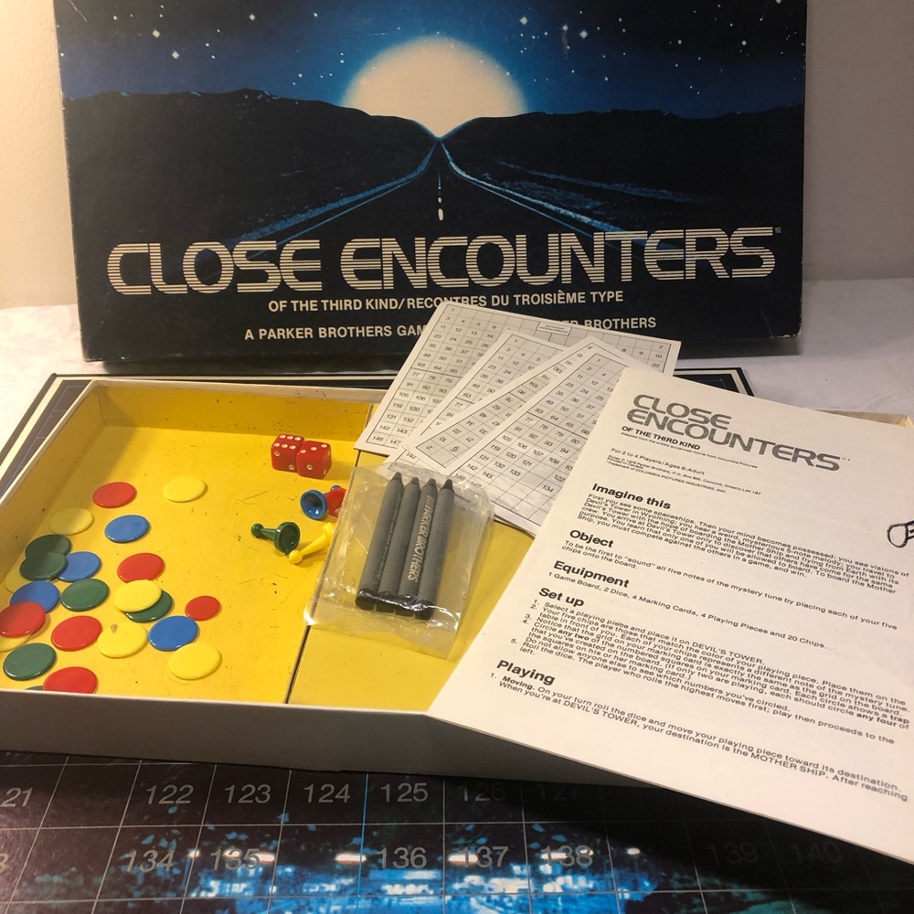 COMPLETE Close Encounters of the Third Kind board game - vintage